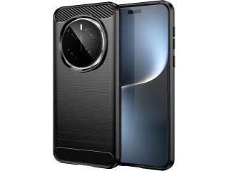 Honor Magic7 Pro Carbon Gummi Hülle TPU Case schwarz