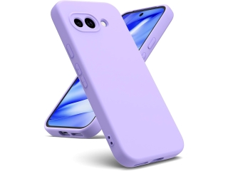 Google Pixel 9a Liquid Silikon Case Hülle purple