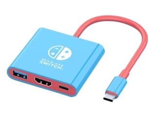 NeedUse Switch USB-C auf USB-A, HDMI Adapter 4K mit Charge-In 100W