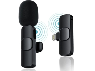 Wireless Mini Lightning Lavalier iPhone Microphone