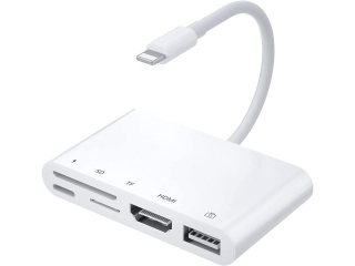 5-in-1 Lightning zu OTG Digital AV HDMI Micro & SD Karten USB Adapter
