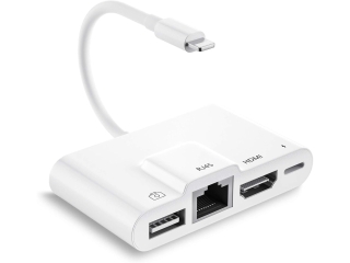 4-in-1 Lightning zu Ethernet OTG Digital AV HDMI USB Adapter