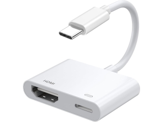 USB-C auf HDMI Monitor TV Adapter 4K Ultra HD 1080p & Charge-In