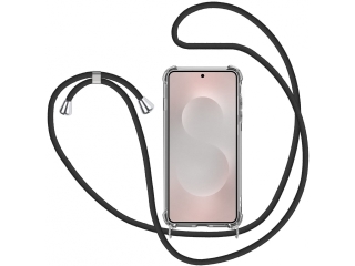 Samsung Galaxy S25 Edge Handykette Necklace Hülle Gummi transparent