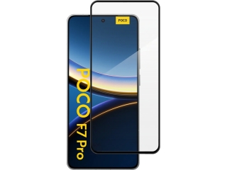 Xiaomi Poco F7 Pro 100% Vollbild Panzerglas Schutzfolie 2.5D 9H