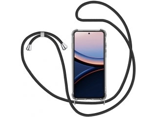 Xiaomi Poco F7 Ultra Handykette Necklace Hülle Gummi transparent