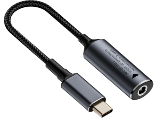DC Barrel Rund Stecker 5.5 x 2.5mm auf USB-C Ladeadapter 140W