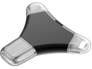 4-in-1 USB-C & Lightning MicroUSB 64 GB FlashDrive USB 3.0 OTG Adapter