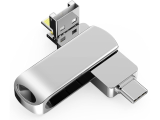 i-FlashDrive 4in1 USB-C Lightning MicroUSB 64GB USB 3.0 OTG Adapter