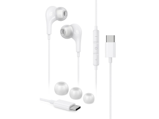 USB-C Voice Call Headset In-Ear Kopfhörer mit Mikrofon & Fernbedienung