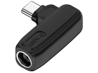 DC 6.0 x 3.7 / 0.6 mm auf USB-C Ladeadapter L-Form PD 100W