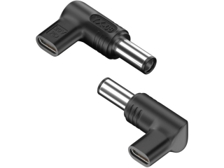USB-C auf DC 7.4 x 5.0 mm Dell Ladeadapter L-Form PD 20V 100W