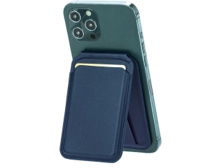 Flat Magnetic Dual Card Holder für iPhone MagSafe midnight blau