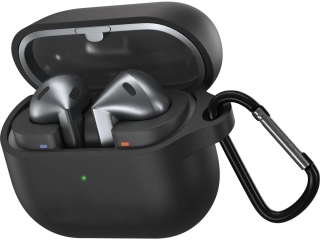 Samsung Galaxy Buds3 Liquid Silikon Case Hülle schwarz