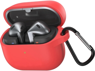 Samsung Galaxy Buds3 Liquid Silikon Case Hülle rot