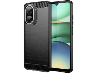 Xiaomi Redmi A5 Carbon Gummi Hülle TPU Case schwarz