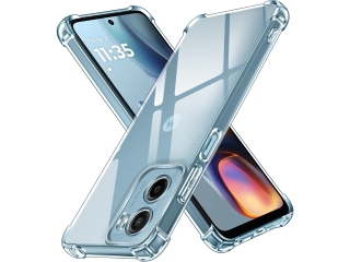 Motorola Moto E15 Hülle Crystal Clear Case Bumper transparent
