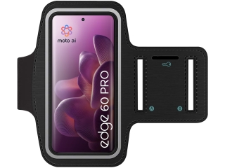 Motorola Edge 60 Pro Fitness Jogging Sport Armband mit Schlüsselfach