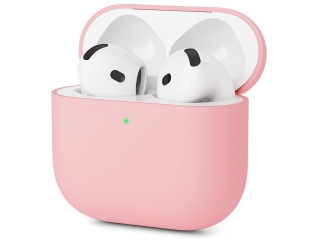 Apple AirPods 4 (2024) Liquid Silikon Case Hülle rosa