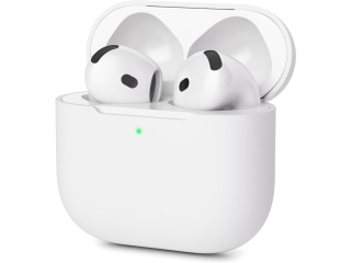 Apple AirPods 4 (2024) Liquid Silikon Case Hülle weiss