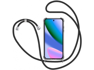Google Pixel 10 Handykette Necklace Hülle Gummi transparent