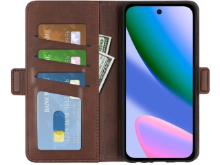 Google Pixel 10 Leder Hülle Karten Ledertasche mokka