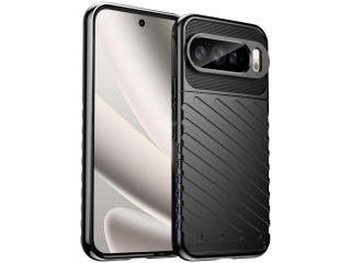 Google Pixel 10 Pro XL SpaceCase Stripes Anti-Impact Hülle schwarz