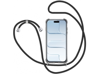 Apple iPhone Air Handykette Necklace Hülle Gummi transparent