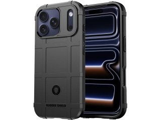 Apple iPhone 17 Pro Max Rugged Shield Anti-Shock Case schwarz