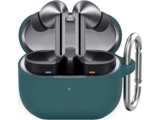 Samsung Galaxy Buds3 Pro Liquid Silikon Case Hülle petrolgrün