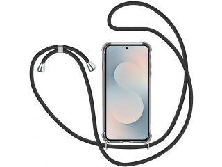 Samsung Galaxy S25 FE Handykette Necklace Hülle Gummi transparent