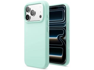 Apple iPhone 17 Pro Liquid Silikon Case Hülle Ocean mint