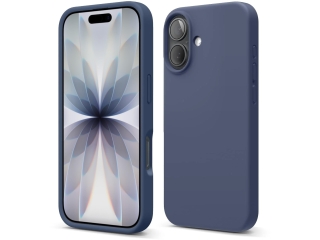 Apple iPhone 17 Liquid Silikon Case Hülle Navy blue