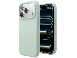 Apple iPhone 17 Pro Max Liquid Silikon Case Hülle Peppermint