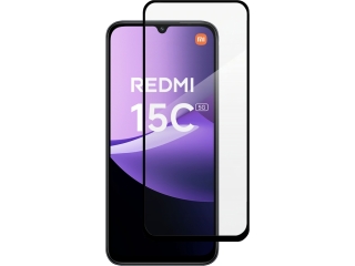 Xiaomi Redmi 15C 5G 100% Vollbild Panzerglas Schutzfolie 2.5D 9H