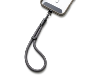 Kurze Universal Lanyard Handykette für Smartphone Hüllen graphit