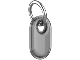 Samsung Galaxy SmartTag2 360 Grad Hülle mit Schlüsselring grau