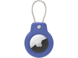 Apple Airtag Lock Case blau