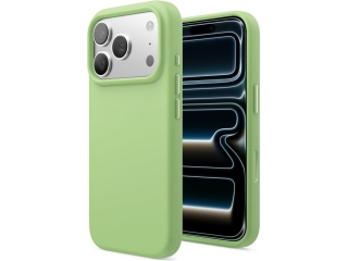 Apple iPhone 17 Pro Liquid Silikon Case Hülle Pistachio