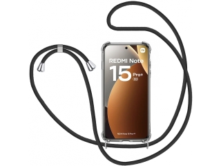 Xiaomi Redmi Note 15 Pro+ Handykette Necklace Hülle Gummi transparent