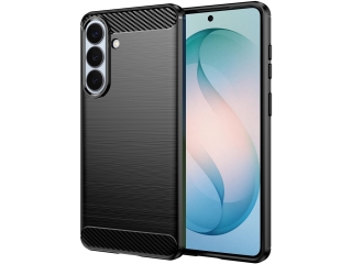 Samsung Galaxy S26 Carbon Gummi Hülle TPU Case schwarz