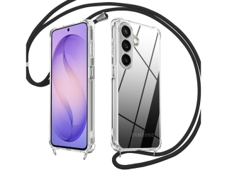 Samsung Galaxy S26+ Handykette Necklace Hülle Gummi transparent