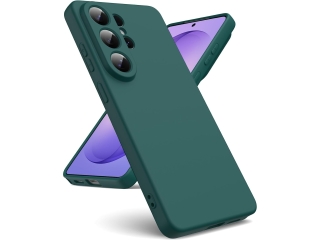 Samsung Galaxy S26 Ultra Liquid Silikon Case Hülle nachtgrün