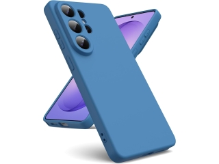 Samsung Galaxy S26 Ultra Liquid Silikon Case Hülle azurblau