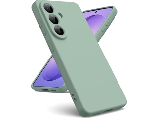 Samsung Galaxy S26+ Liquid Silikon Case Hülle matcha green