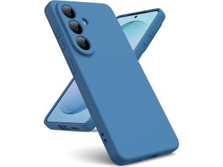 Samsung Galaxy S26 Liquid Silikon Case Hülle azurblau