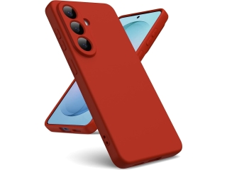 Samsung Galaxy S26 Liquid Silikon Case Hülle rot