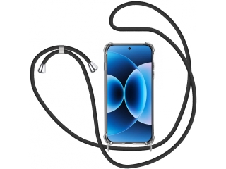 Xiaomi 17 Handykette Necklace Hülle Gummi transparent