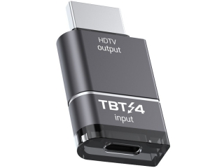 USB-C Thunderbolt 4 auf HDMI Monitor TV Adapter 4K 30 Hz