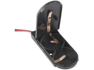 Doppel CR2032 Knopfzellen Batteriehalter mit Ein/Aus-Schalter